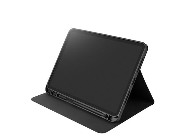 Tucano UP Plus - Flipomslag til nettbrett - polyuretan (PU) - sort - for Apple 11-tommers iPad Pro (M4)