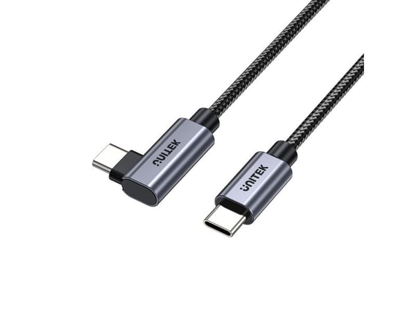 Unitek USB-C - USB-C USB-kabel 3 m svart og sølv (C14123BK-3M)