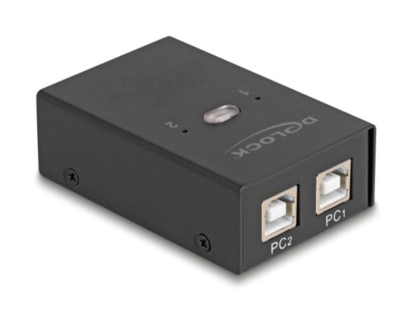 Delock USB 2.0 -kytkin 2 PC:lle 4 laitteelle