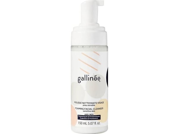 Gallinee Foaming Facial Cleanser skummende ansiktsrens for sensitiv hud med prebiotika 150 ml