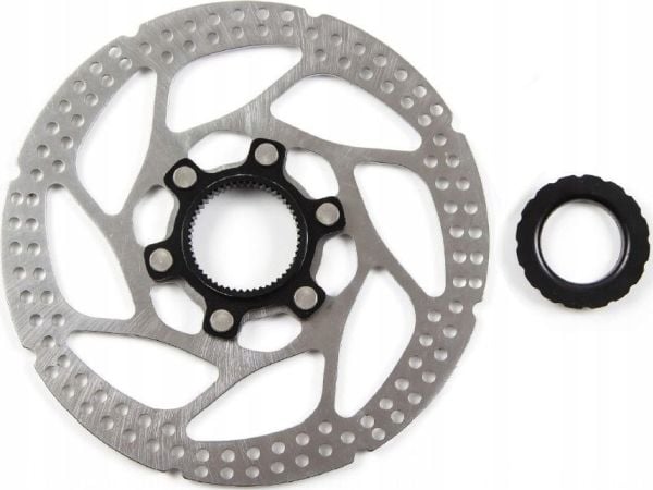 Bremseplate CLARKS C-CL-160mm Centerlock låsering for Thru Axle sølv
