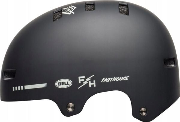 BELL hjelm BMX BELL LOCAL matt svart/hvit fasthouse roz. M (55–59 cm) (NY 2024)