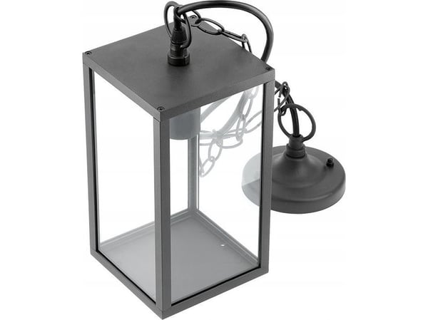 GTV Ventana-H utendørs stående lampe | 1×20W E27 | svart