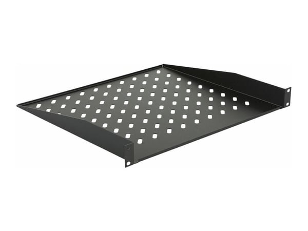 Lanview by Logon - Rackhylle - skapmonterbar - svart, RAL 9005 - 1U - 19"