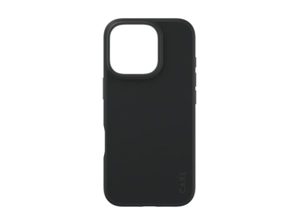 CARE by PanzerGlass - Baksidedeksel for mobiltelefon - termoplast-polyuretan (TPU), silikonbelegg - svart - for Apple iPhone 16 Pro