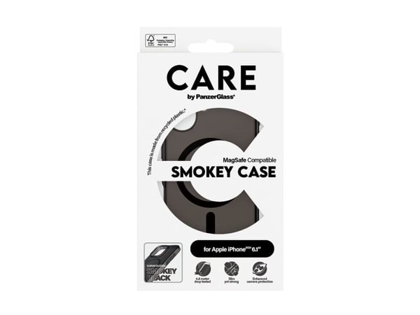 CARE by PanzerGlass Urban Combat - Baksidedeksel for mobiltelefon - MagSafe-samsvar - oleofobisk belegg, termoplast-polyuretan (TPU), polykarbonat ...