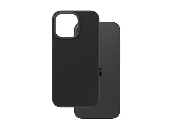 CARE by PanzerGlass - Baksidedeksel for mobiltelefon - MagSafe-samsvar - oleofobisk belegg, termoplast-polyuretan (TPU), polykarbonat (PC) - svart ...