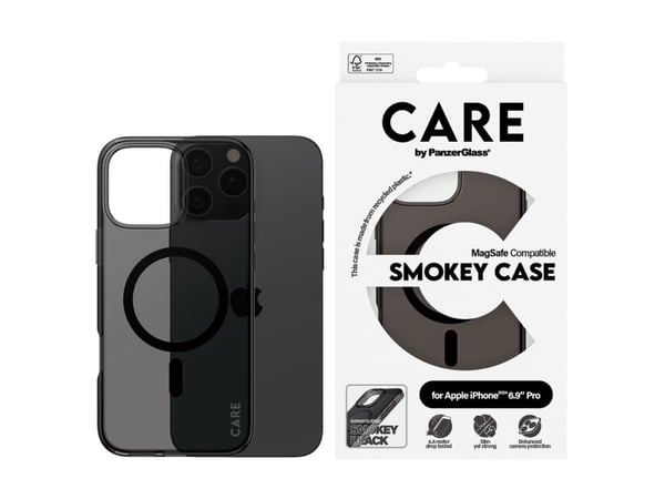 CARE by PanzerGlass Urban Combat - Baksidedeksel for mobiltelefon - MagSafe-samsvar - termoplast-polyuretan (TPU), polykarbonat (PC), oleofobisk be...