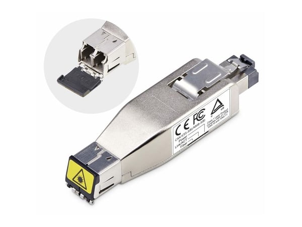 Startech Gigabit Fiber to RJ45 Ethernet Media Converter, Micro Mini - Fibermedieomformer - 1GbE - 1000Base-LX, 1000Base-T - RJ-45 / LC-enkeltmodus ...