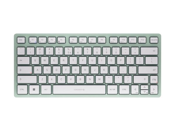 CHERRY KW 7100 MINI BT - Tastatur - trådløs - Bluetooth 5.1 - QWERTY - Europa - tastsvitsj: CHERRY SX - agavegrønn