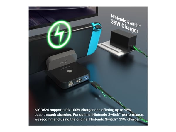 j5create JCD620-N, svart, grå
