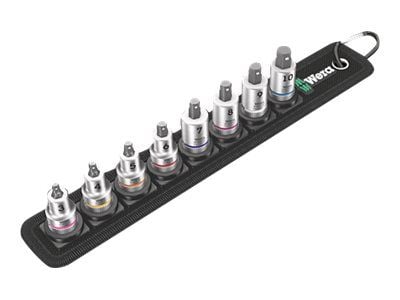 Wera - Koppnøkkelsett - 8 deler - 3/8" - hex-plus - lengde: 35 mm, 38.5 mm