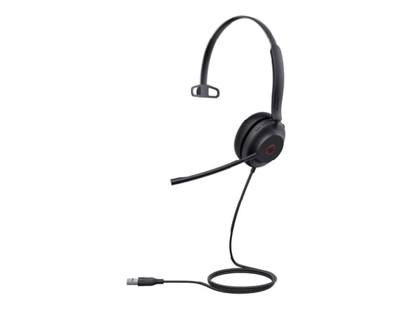 Yealink UH35 Mono - Hodesett - on-ear - kablet - USB - svart - Optimert for UC