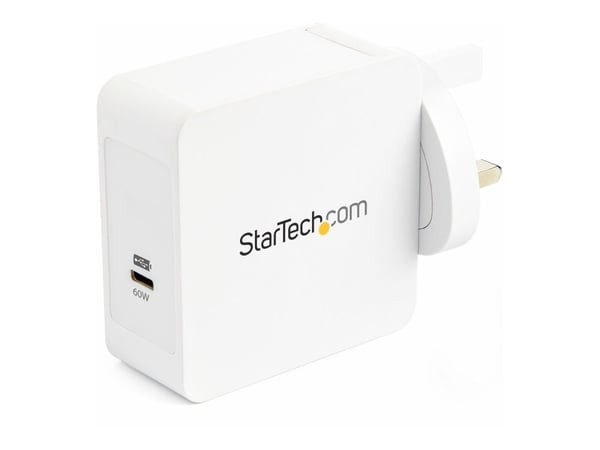 StarTech.com WCH1CUK, Sisätila, AC, 20 V, Valkoinen