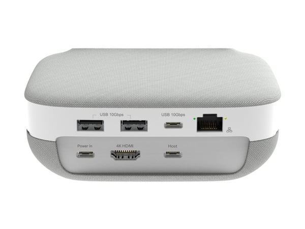 j5create Speakerphone Dock JCDS335 - Dokkingstasjon - USB-C 3.2 Gen 2 - 2 x HDMI - 1GbE, Bluetooth 5.2