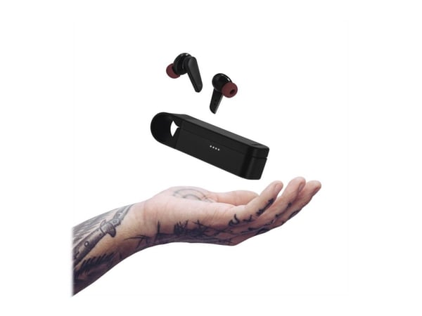Hama Essential Line "Spirit Pocket" - True wireless-hodetelefoner med mikrofon - i øret - Bluetooth - svart