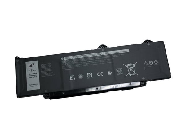 BTI - Batteri til bærbar PC (tilsvarer: Dell GRWKG) - litiumion - 3-cellers - 3680 mAh - 42 Wh