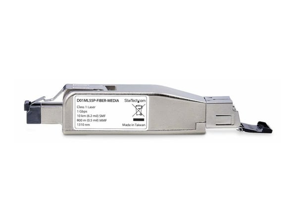 Startech Gigabit Fiber to RJ45 Ethernet Media Converter, Micro Mini - Fibermedieomformer - 1GbE - 1000Base-LX, 1000Base-T - RJ-45 / LC-enkeltmodus ...