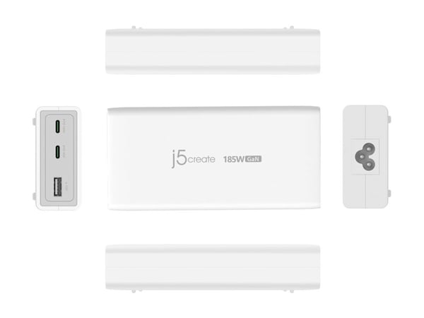 j5create JUP37185W-EN, Sisätila, AC, 20 V, Valkoinen