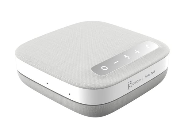 j5create Speakerphone Dock JCDS335 - Dokkingstasjon - USB-C 3.2 Gen 2 - 2 x HDMI - 1GbE, Bluetooth 5.2