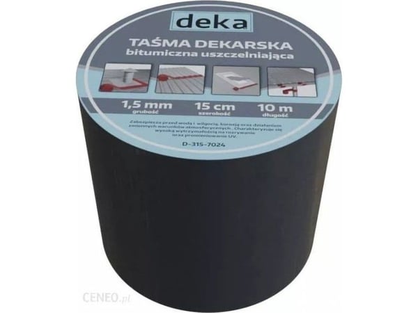 Deka tetningsbånd for tak i aluminium butyl 15 cm*10 m