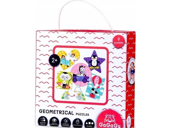 Hape GaGaGu. Geometrisk puslespill