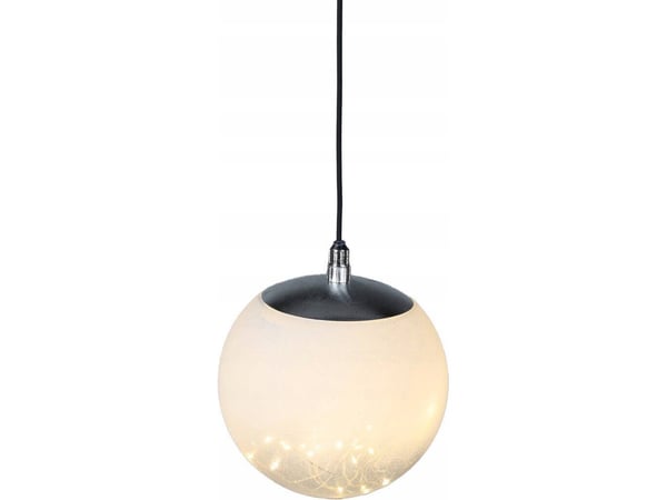 Home Styling Collection dekorasjon med LED, transparent kule, Ø 18 cm