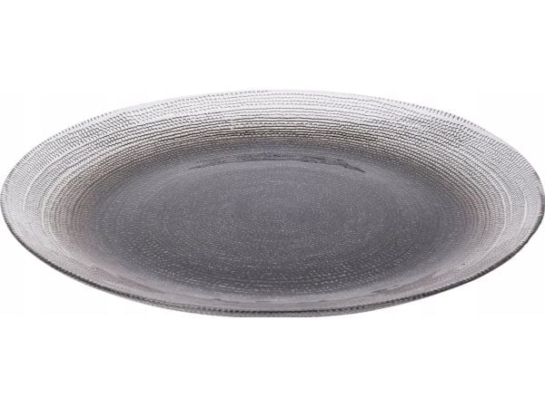 Home Styling Collection LAKRIS flat plate i glass, Ø 32 cm