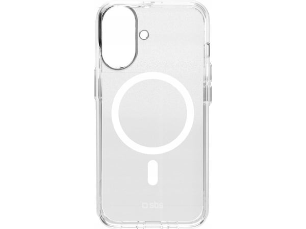 SBS TED3OMAGCOVIP1661, Suojus, Apple, iPhone 16, 15,5 cm (6.1"), Läpinäkyvä
