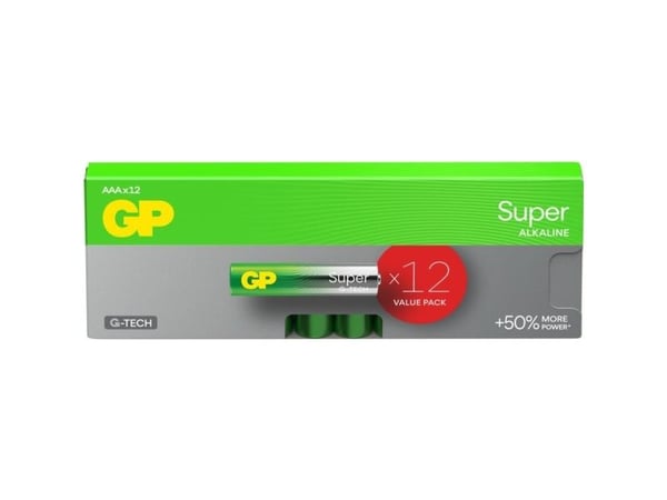 Bakterier, GP Super, Alkaline, AAA