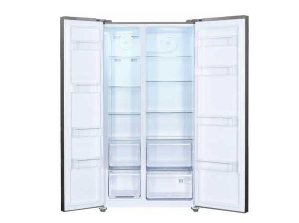 Beko GNO5323XPN, Vapaasti sijoitettava, amerikkalainen ovimalli, ruostumaton teräs, 2 ovea, ovi-ovi-malli, kosketusnäyttö