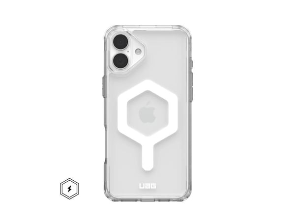 Urban Armor Gear Plyo, Suojus, Apple, iPhone 16 Plus, 17 cm (6.7"), Läpinäkyvä, Valkoinen Urban Armor Gear Plyo, Suojus, Apple, iPhone 16 Plus, 17 cm (6.7"), Läpinäkyvä, Valkoinen