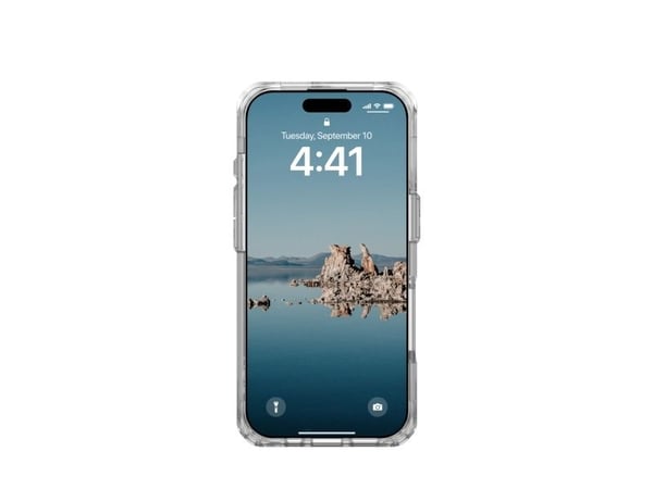 Urban Armour Gear Plyo, Deksel, Apple, iPhone 16 Pro, 16 cm (6,3"), Transparent, Hvid