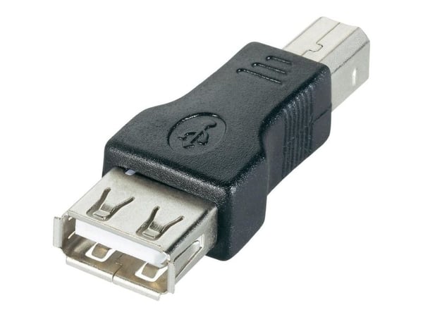 Goobay 50291, USB B, USB A, Sort