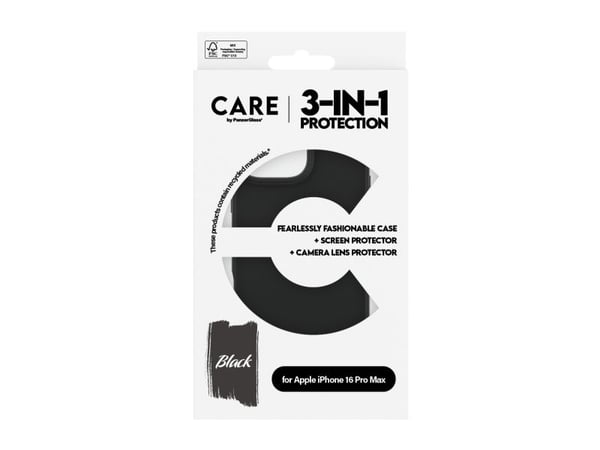 CARE by PanzerGlass - Baksidedeksel for mobiltelefon - aluminiumslegering, oleofobisk belegg, polyethlen-tereftalat (PET), silikonbelegg, termoplas...