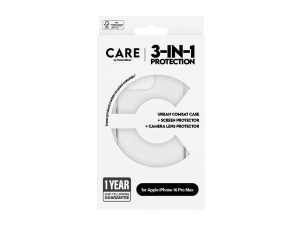 CARE by PanzerGlass - Baksidedeksel for mobiltelefon - flaggskip - termoplast-polyuretan (TPU), polykarbonat, oleofobisk belegg, polyethlen-terefta...