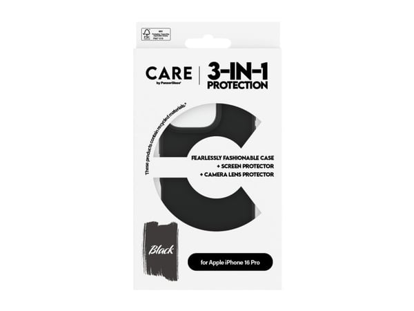 CARE by PanzerGlass - Baksidedeksel for mobiltelefon - termoplast-polyuretan (TPU), polyethlen-tereftalat (PET), oleofobisk belegg, aluminiumsleger...