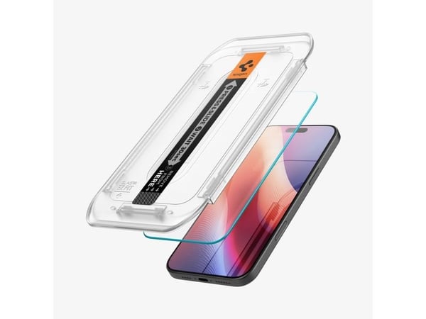 Spigen GLAS.tR EZ Fit - Skjermbeskyttelse for mobiltelefon - for Apple iPhone 16 Pro