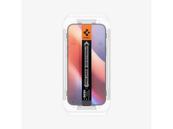 Spigen GLAS.tR EZ Fit - Skjermbeskyttelse for mobiltelefon - for Apple iPhone 16 Pro