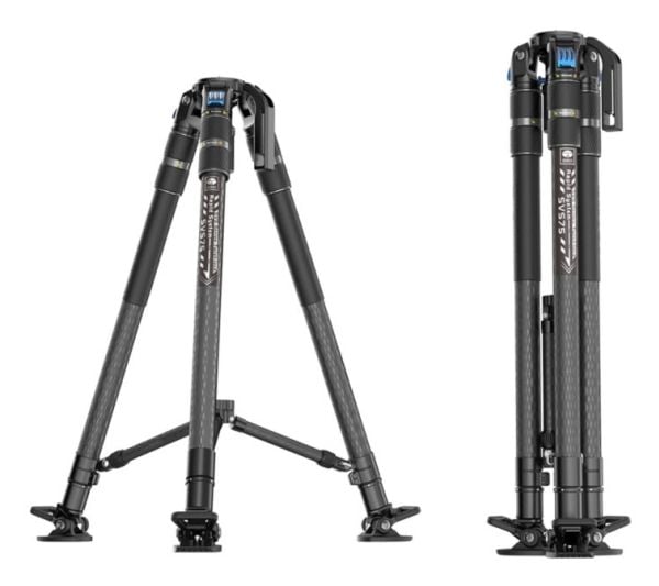 Sirui SVS75 Pro Rapid, 3 ben, Sort, Grå, 155,1 cm, 4,1 kg