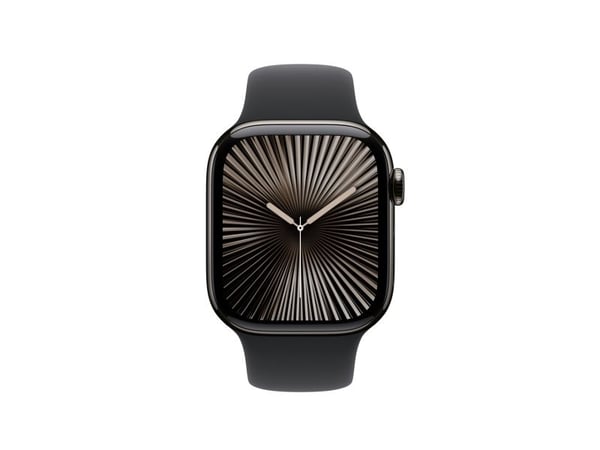 Apple - Bånd for smart armbåndsur - 42mm - M/L-størrelse - svart - for Watch Hermès Series 7, Hermès Series 9, SE 3, Series 10, Series 11, Series 8...