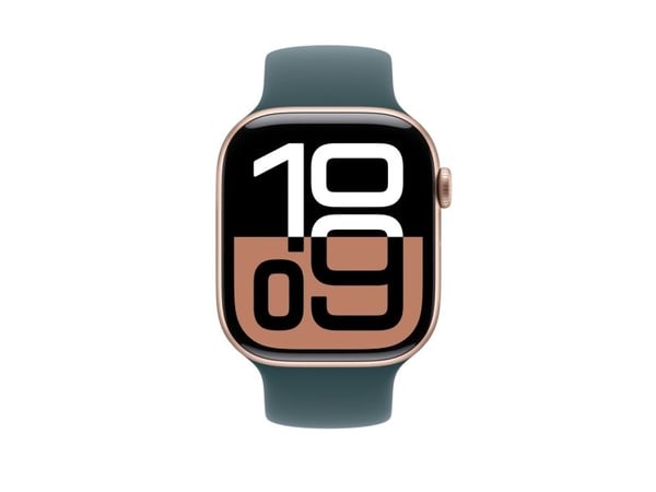 Apple - Klokkestropp for smart armbåndsur - 46mm - M-størrelse - innsjøgrønn
