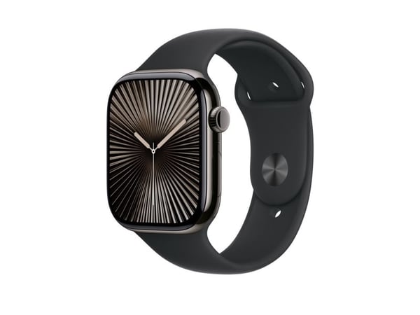 Apple - Bånd for smart armbåndsur - 46mm - XL-størrelse - svart - for Watch Hermès Series 9, SE 3, Series 10, Series 11, Series 8, Series 9, Ultra ...