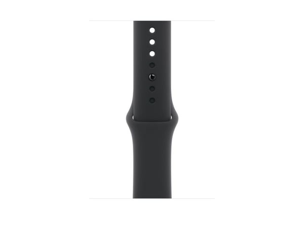 Apple - Bånd for smart armbåndsur - 46mm - M/L (passer håndledd på 160 - 210 mm) - svart - for Watch Hermès Series 9, SE 3, Series 10, Series 11, S...