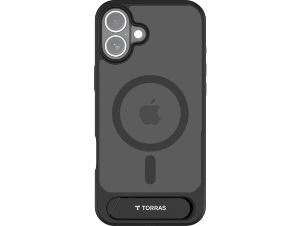 Etui Torras Pstand Series for iPhone 16 Plus (Czarny)