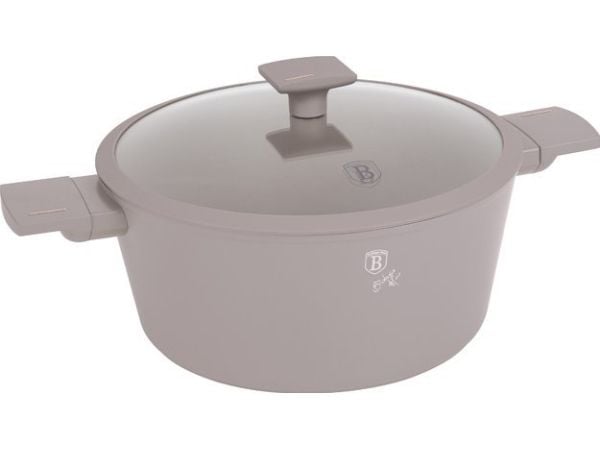 Berlinger Haus TITANIUM GRYTE MED LOKK 28cm BERLINGER HAUS BH-8102 TAUPE