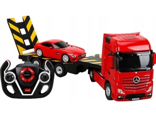RASTAR tilhenger med bilstyring RC Mercedes-Benz Actros, assortert, 74940