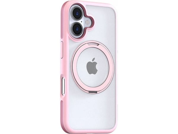 Torras Ostand R Fusion Fodral för iPhone 16 (Rosa)