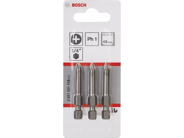 Bosch skruetrækkerbit ekstra hard Bosch 2607001526