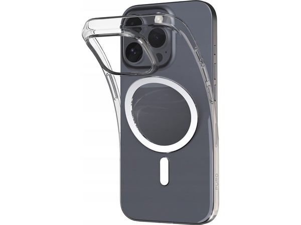 PURO 03 Nude Mag, Suojus, Apple, iPhone 16 Pro, 16 cm (6.3"), Läpinäkyvä